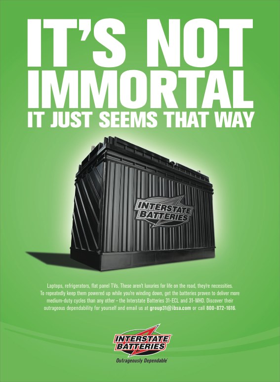 IBS Immortal print ad