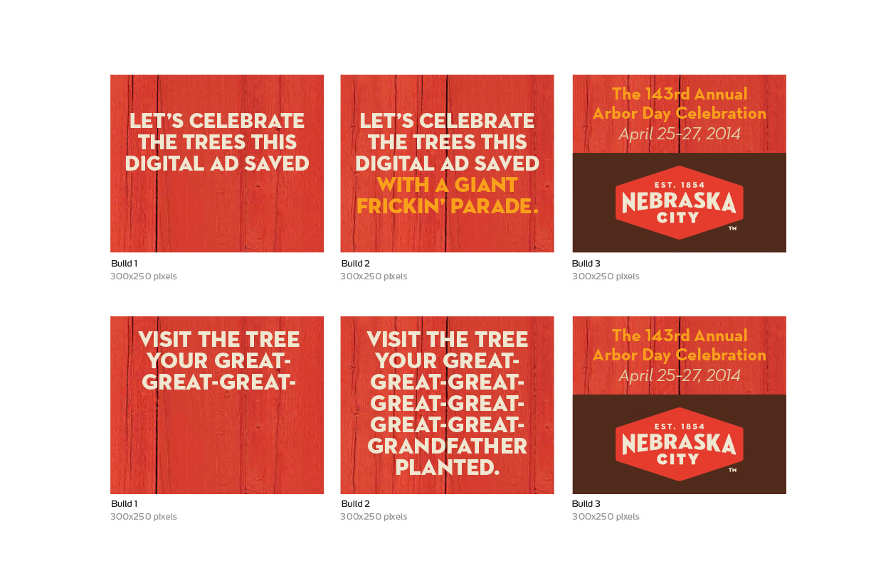 Nebraska City Arbor Day banners
